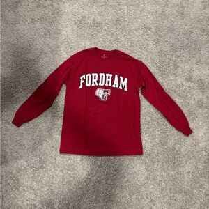 Men’s Fordham University Long Sleeve Shirt (Medium)